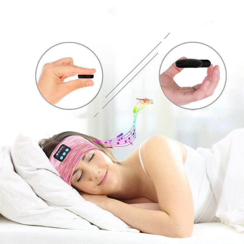 Wireless Eye Mask, Bluetooth Headset, Hands-free Call Running Headscarf - -