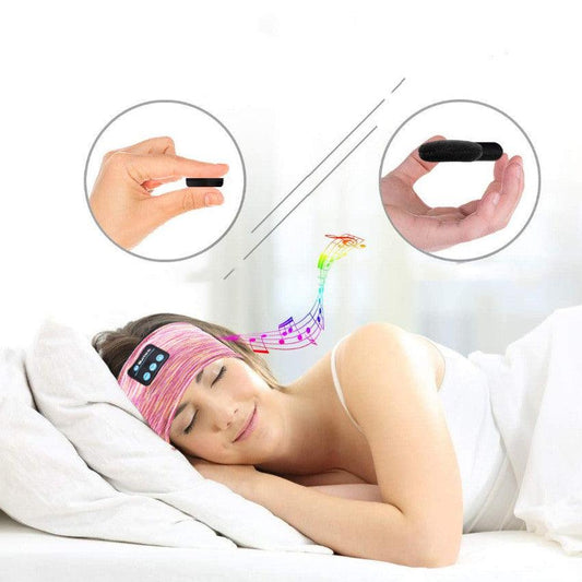 Wireless Eye Mask, Bluetooth Headset, Hands-free Call Running Headscarf - -