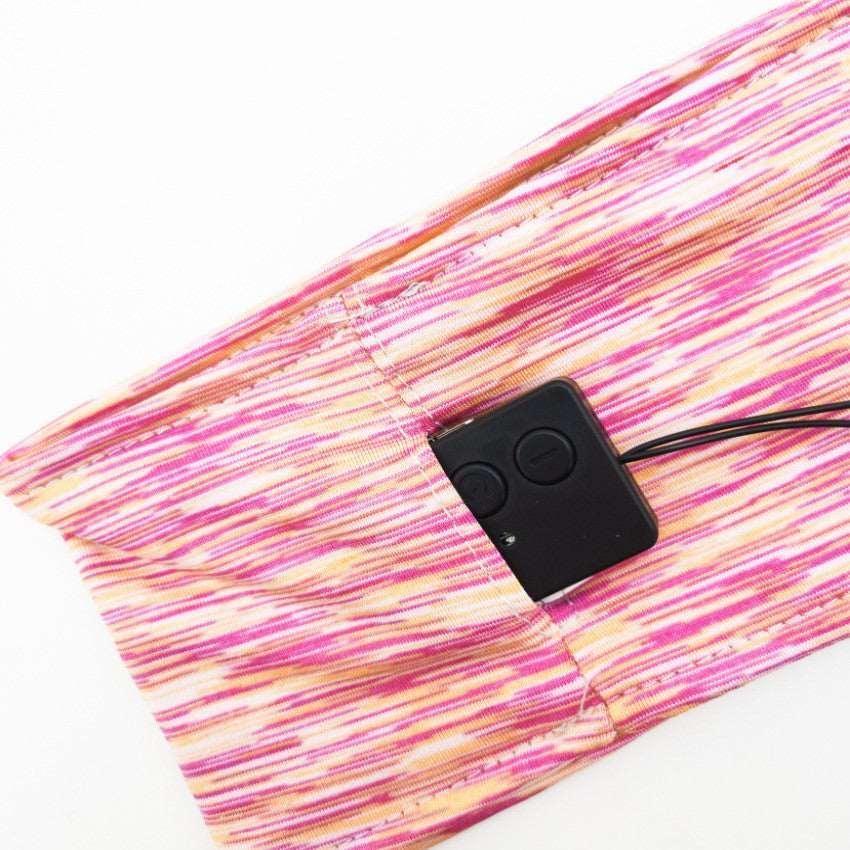 Wireless Eye Mask, Bluetooth Headset, Hands-free Call Running Headscarf - -