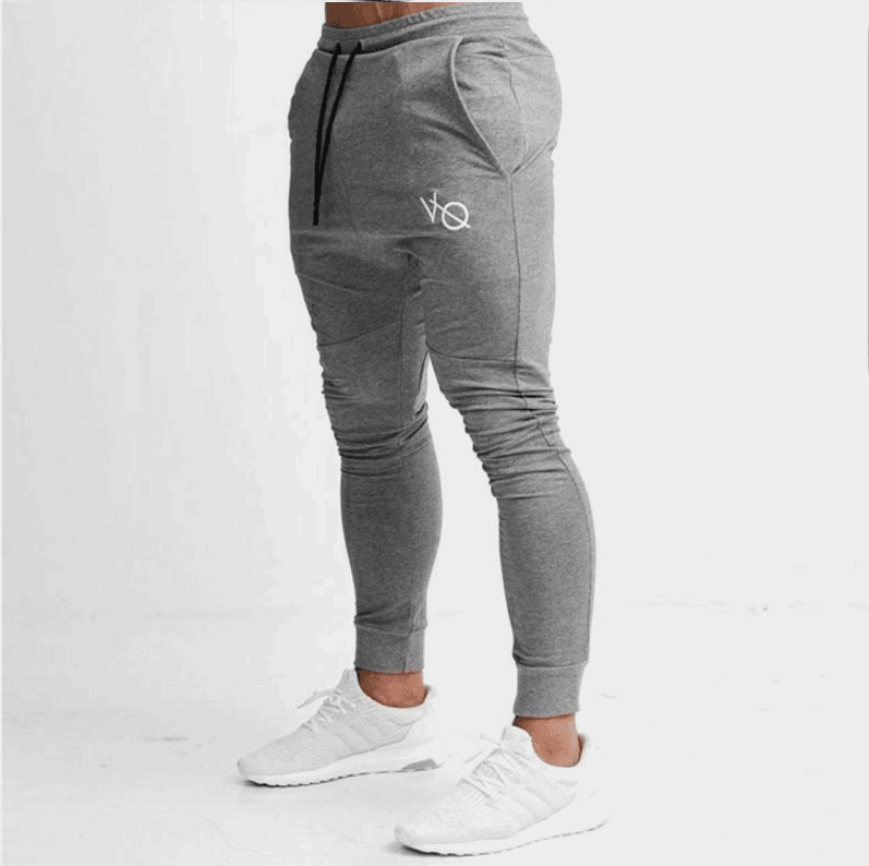 Spring and autumn men's fashion casual slim sports pants men's printed trousers - Gray - Men's Fashion - Men's Clothing - Shirts - Casual Shirts