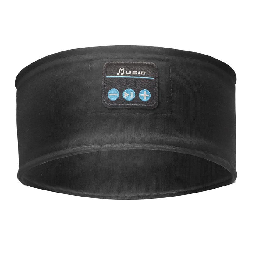 Wireless Eye Mask, Bluetooth Headset, Hands-free Call Running Headscarf - Black -