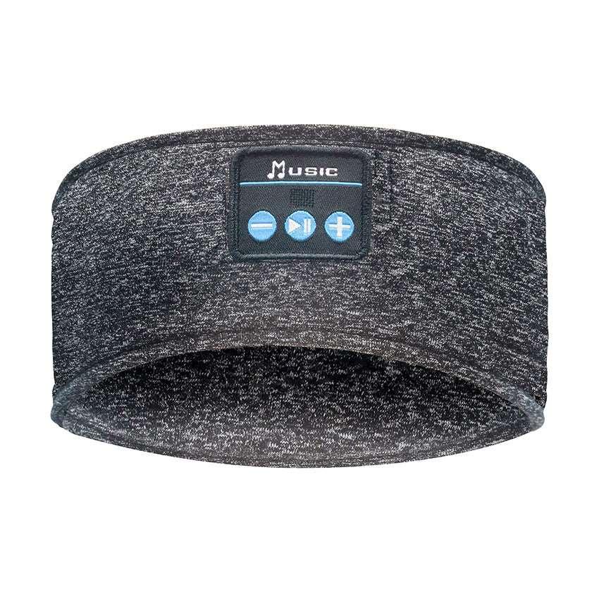 Wireless Eye Mask, Bluetooth Headset, Hands-free Call Running Headscarf - Grey -