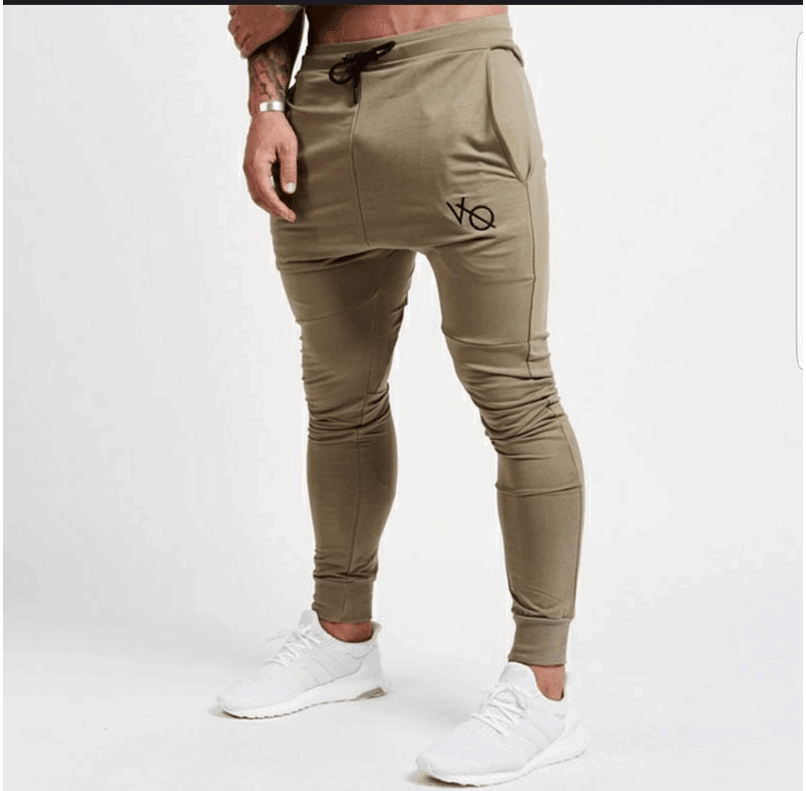 Spring and autumn men's fashion casual slim sports pants men's printed trousers - Khaki - Men's Fashion - Men's Clothing - Shirts - Casual Shirts