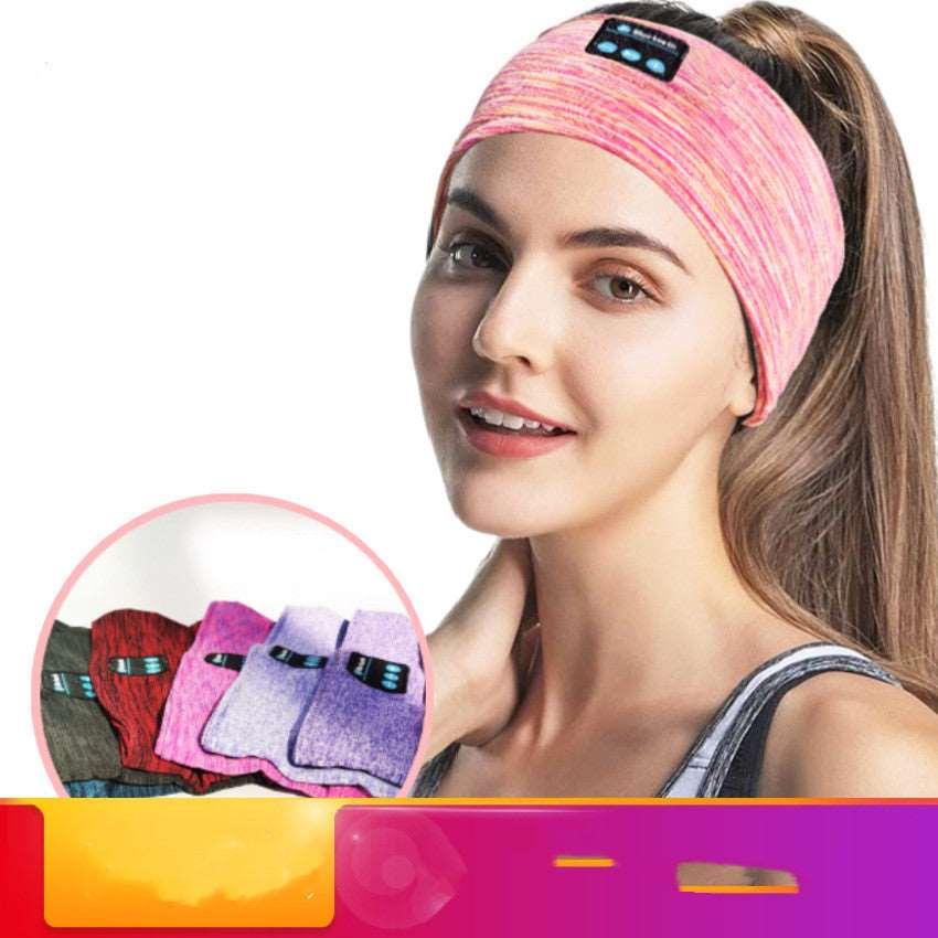Wireless Eye Mask, Bluetooth Headset, Hands-free Call Running Headscarf - -