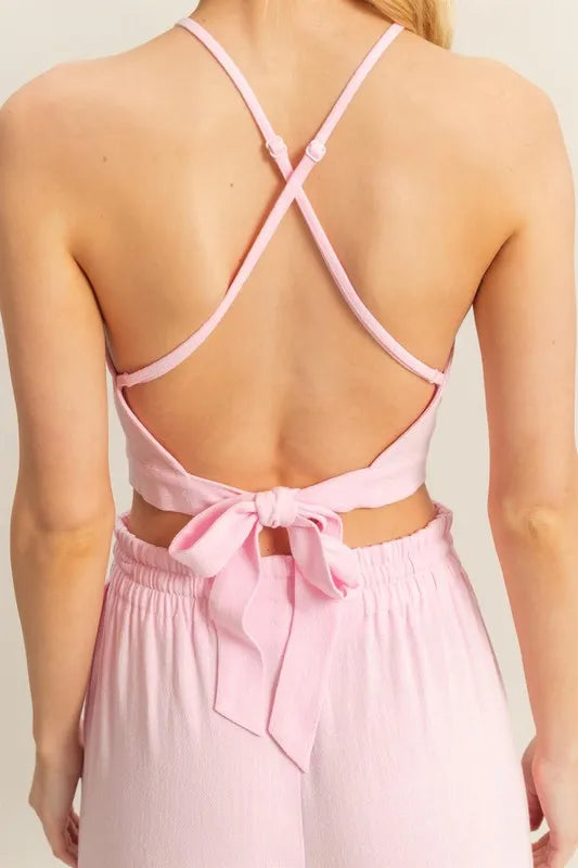 HYFVE Crop Top and Cargo Pants Set – Utility Streetwear Vibes (Ships from USA) - - Crop Top and Cargo Pants Set