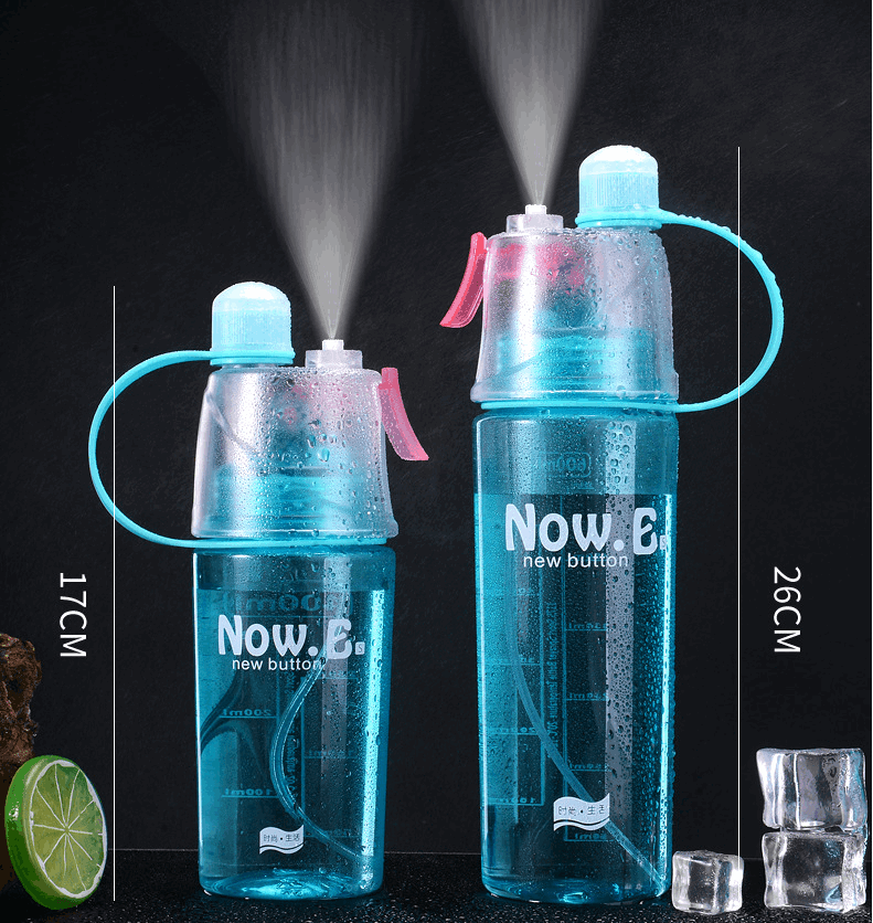 Portable Outdoor Sports Mist Spray Cup - - bottle