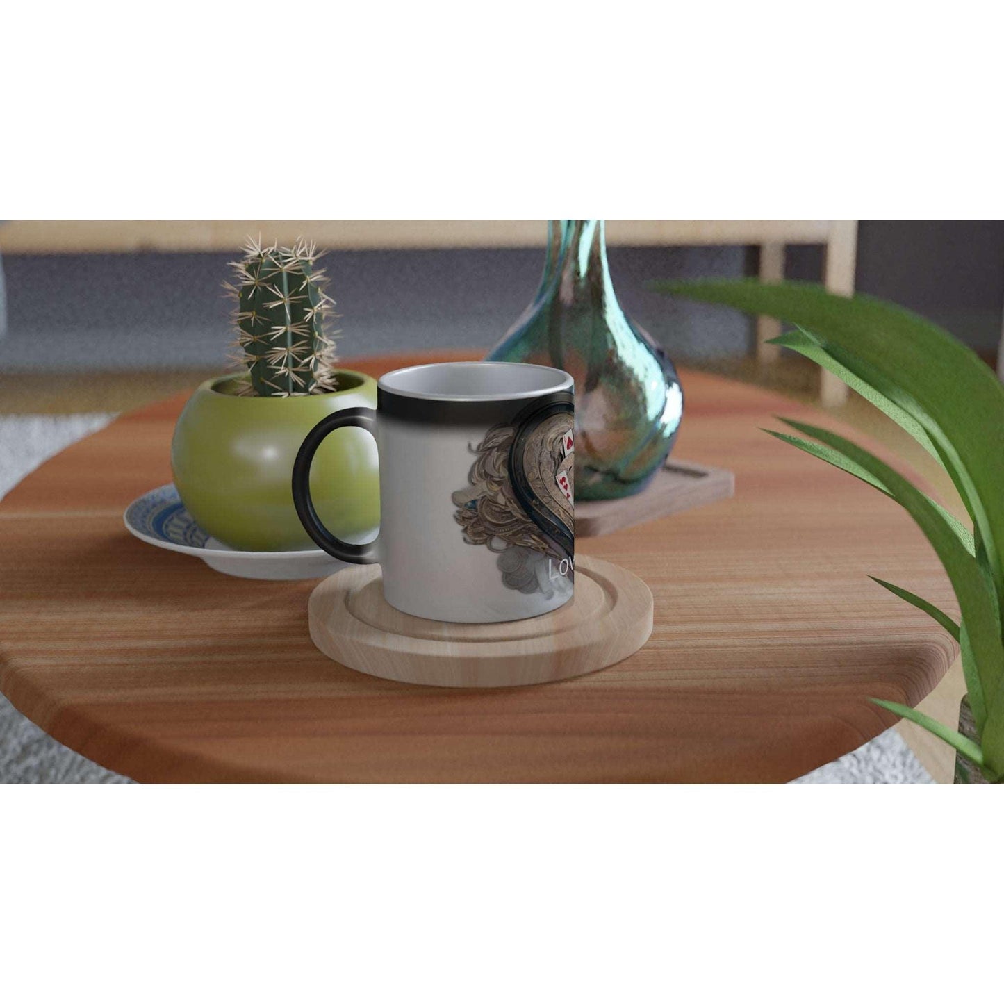 Love & Cards Magic 11oz Ceramic Mug - - Print Material