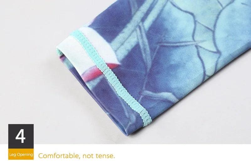 Fit4Goals™ High Waist Yoga Pants - Floral Push Up Leggings for Running - - Leggings