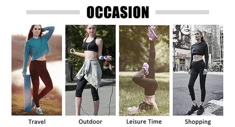 Fit4Goals™ High Waist Yoga Pants - Floral Push Up Leggings for Running - - Leggings