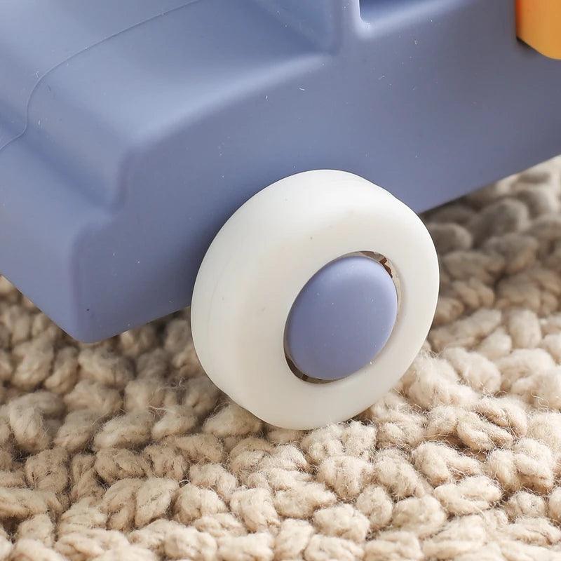 Silicone Baby Car Toy & Teether - Educational Blocks for 0-12 Months - - baby toys