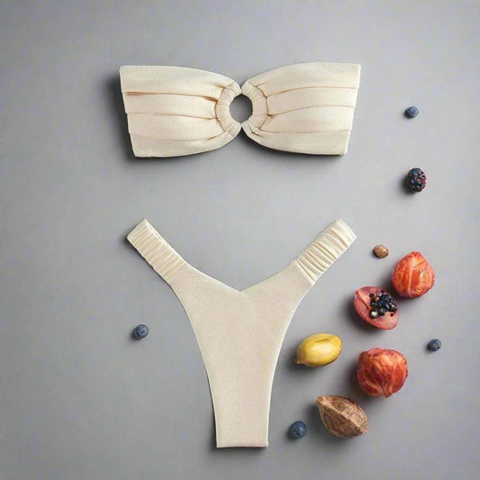 Push Up Micro Bikini Set - Brazilian Style Two-Piece Swimwear WD1155M1 / S" - WD1155M1 - women swimsuit