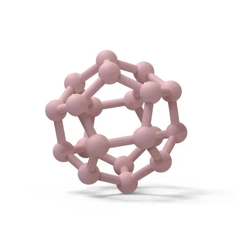 WOLIFE Baby Silicone Teether - Colorful, BPA-Free, Easy-Clean Chewing Toy - 1607 -