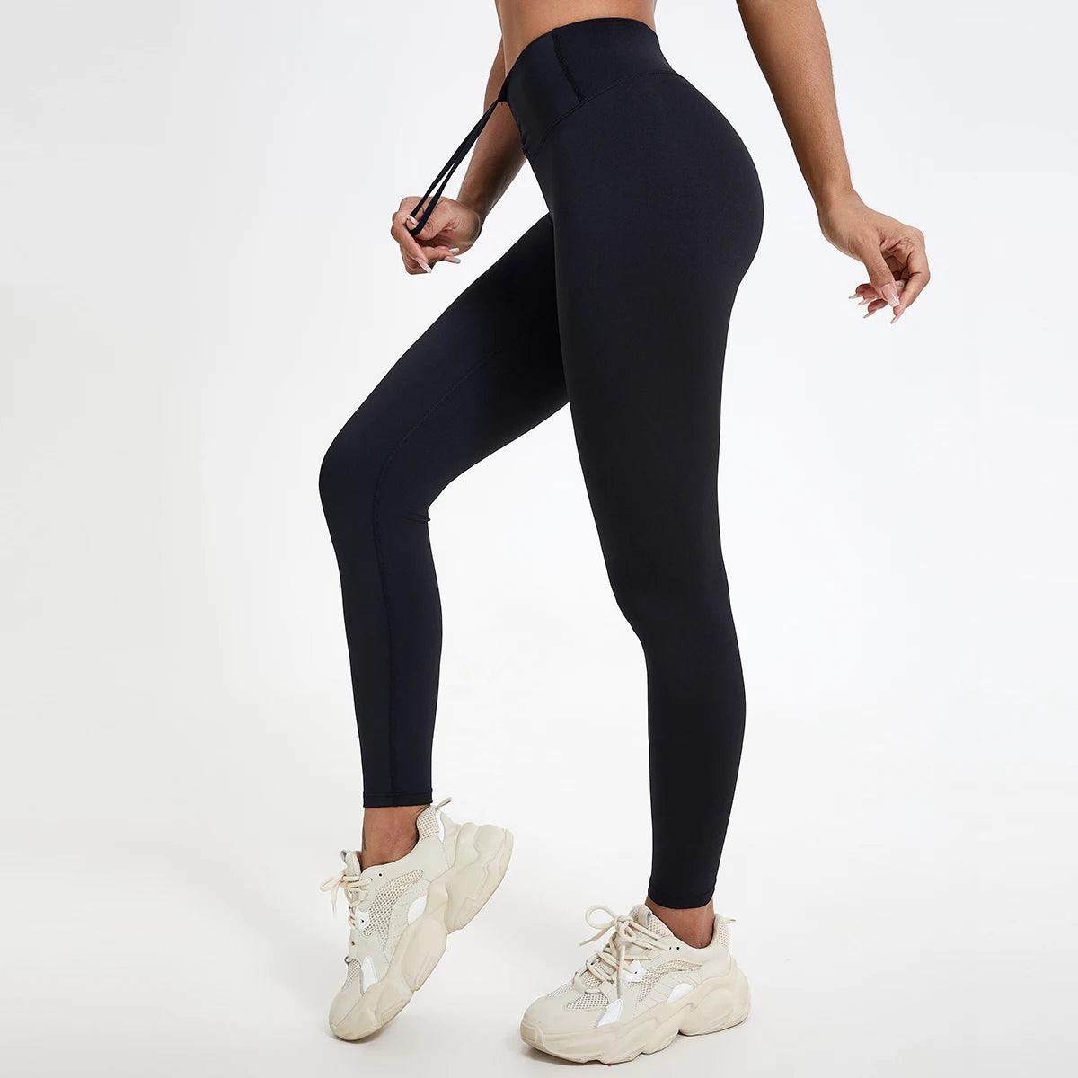 Push Up Booty High Waist Leggings - Women's Fitness & Yoga Tights - - leggings
