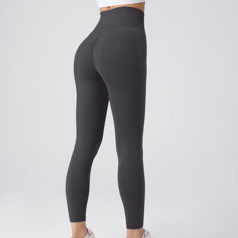 Seamless Leggings Yoga Pants Tummy Control Workout Running Yoga Leggings For Women - - leggins