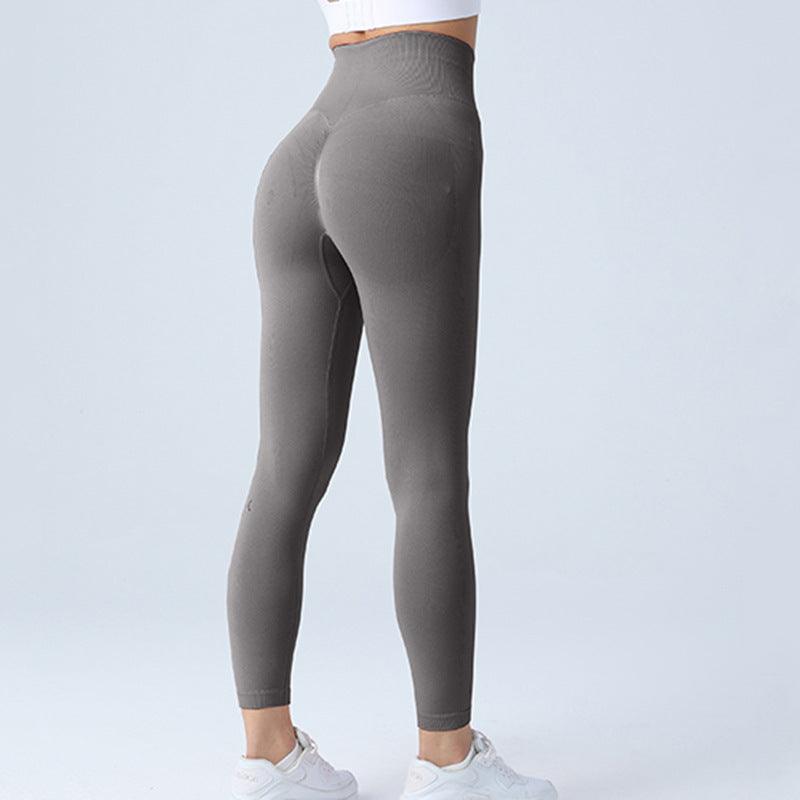 Seamless Leggings Yoga Pants Tummy Control Workout Running Yoga Leggings For Women - - leggins