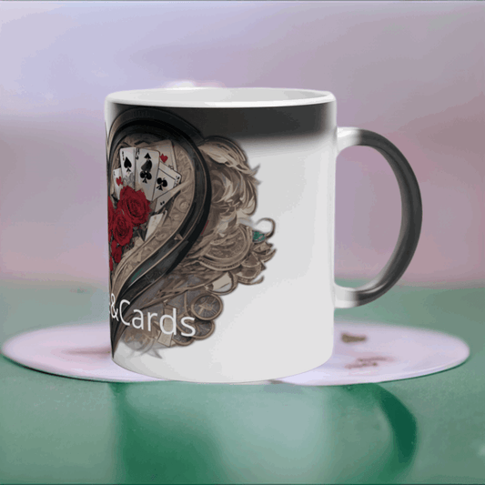 Love & Cards Magic 11oz Ceramic Mug - - Print Material