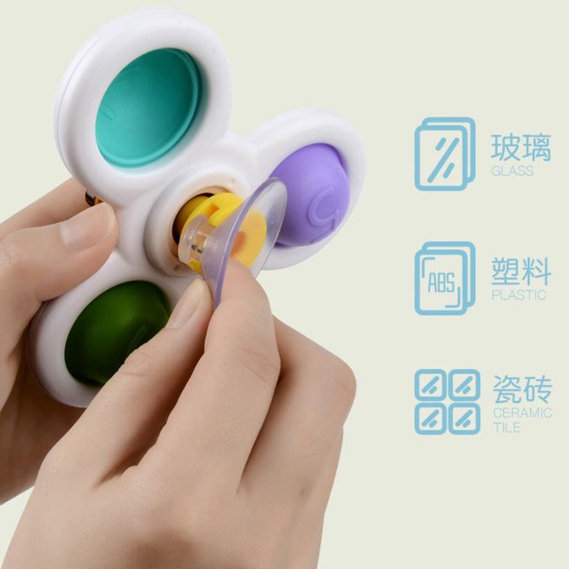 3Pcs Baby Teething Spinning Bath Toys - Stress Relief & Educational Fun - - baby toys