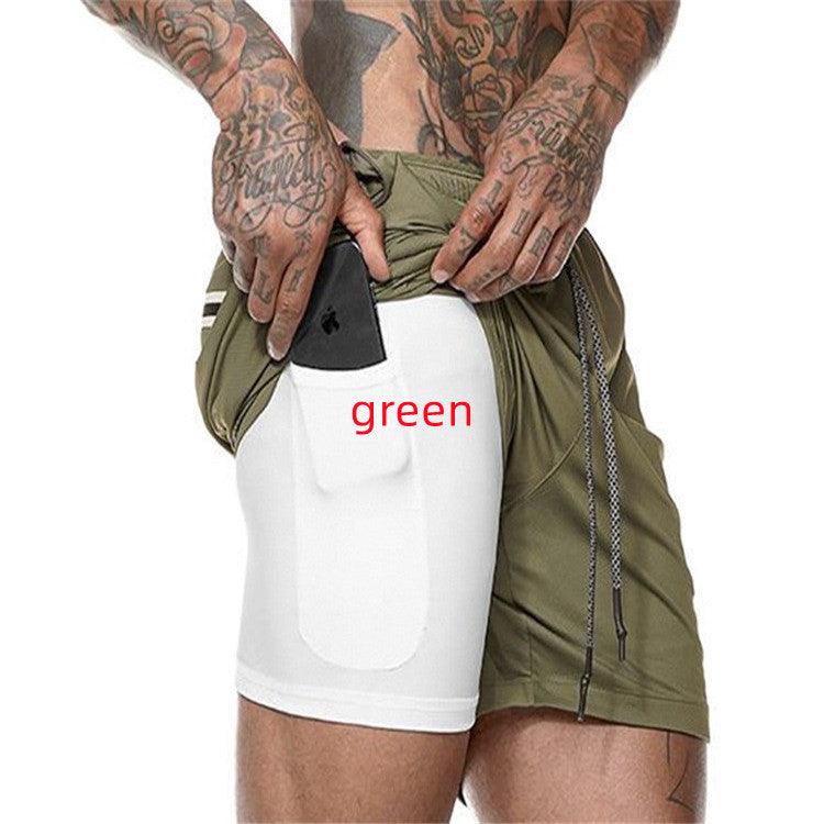 Pocket Compression Shorts - - menswear