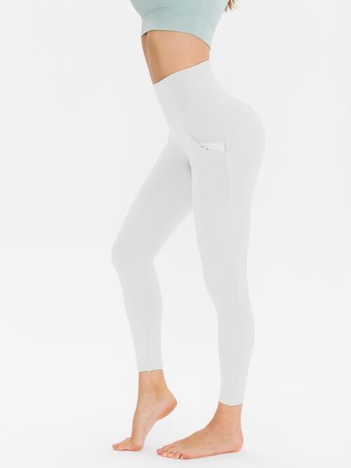 Wide Waistband Sports Leggings ! - - Leggings