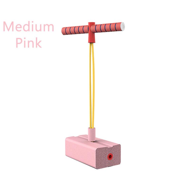 New Children'S Grow Taller Balance Toy Frog Jumping Outdoor Exercise Equipment Color Boys and Girls Fitness Bouncing Sound XPY - M Pink -