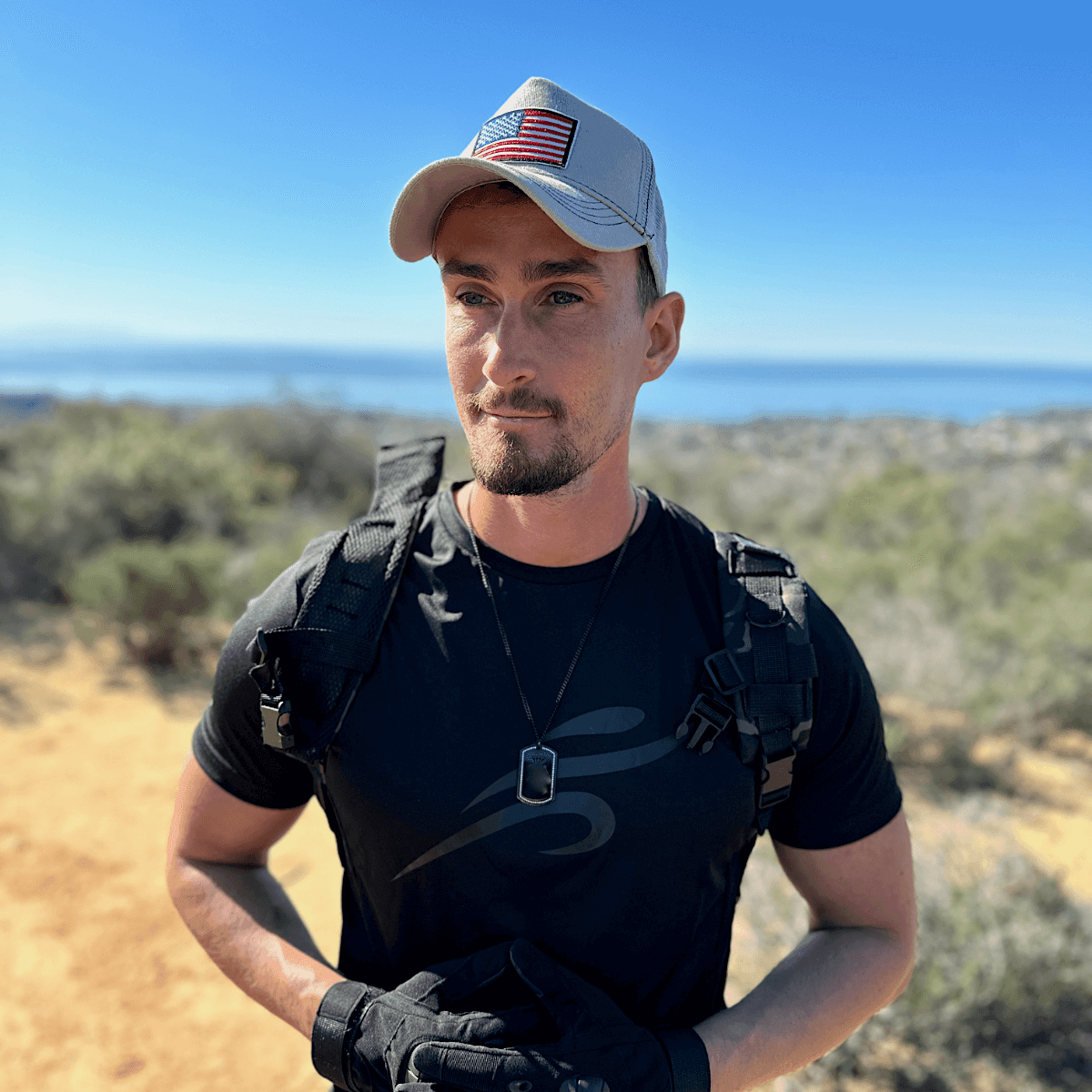 American Flag Trucker Hat With Adjustable Strap - - Men's Fashion - Men's Accessories - Men's Hats - Men's Military Hats