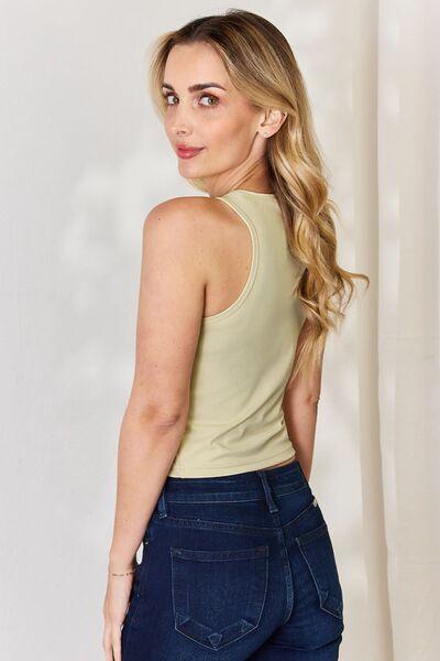 Basic Bae Full Size Round Neck Slim Tank ! - - Women's Fashion - Women's Clothing - Tops & Tees - Tank Tops