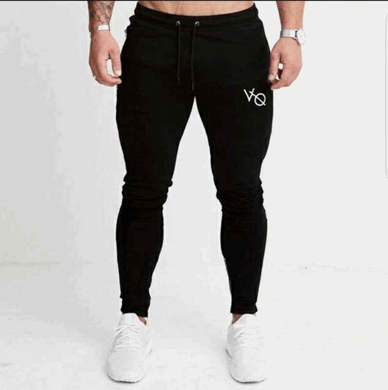 Spring and autumn men's fashion casual slim sports pants men's printed trousers - Fit4Goals.com