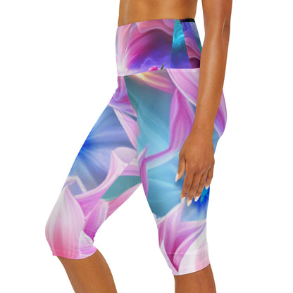 Yoga Capri Leggings (AOP) - - leggings