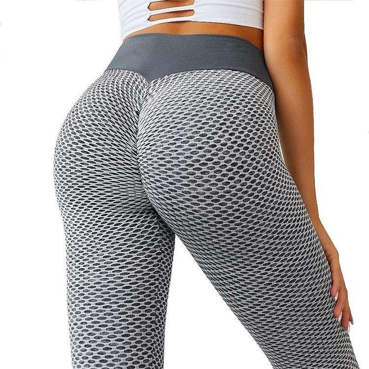 Lucia High Waisted Workout Leggings - Dark Grey - - Women's Fashion - Women's Clothing - Bottoms - Leggings