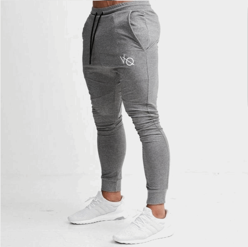 Spring and autumn men's fashion casual slim sports pants men's printed trousers - Fit4Goals.com