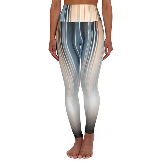 High Waisted Yoga Leggings (AOP) - Fit4Goals.com