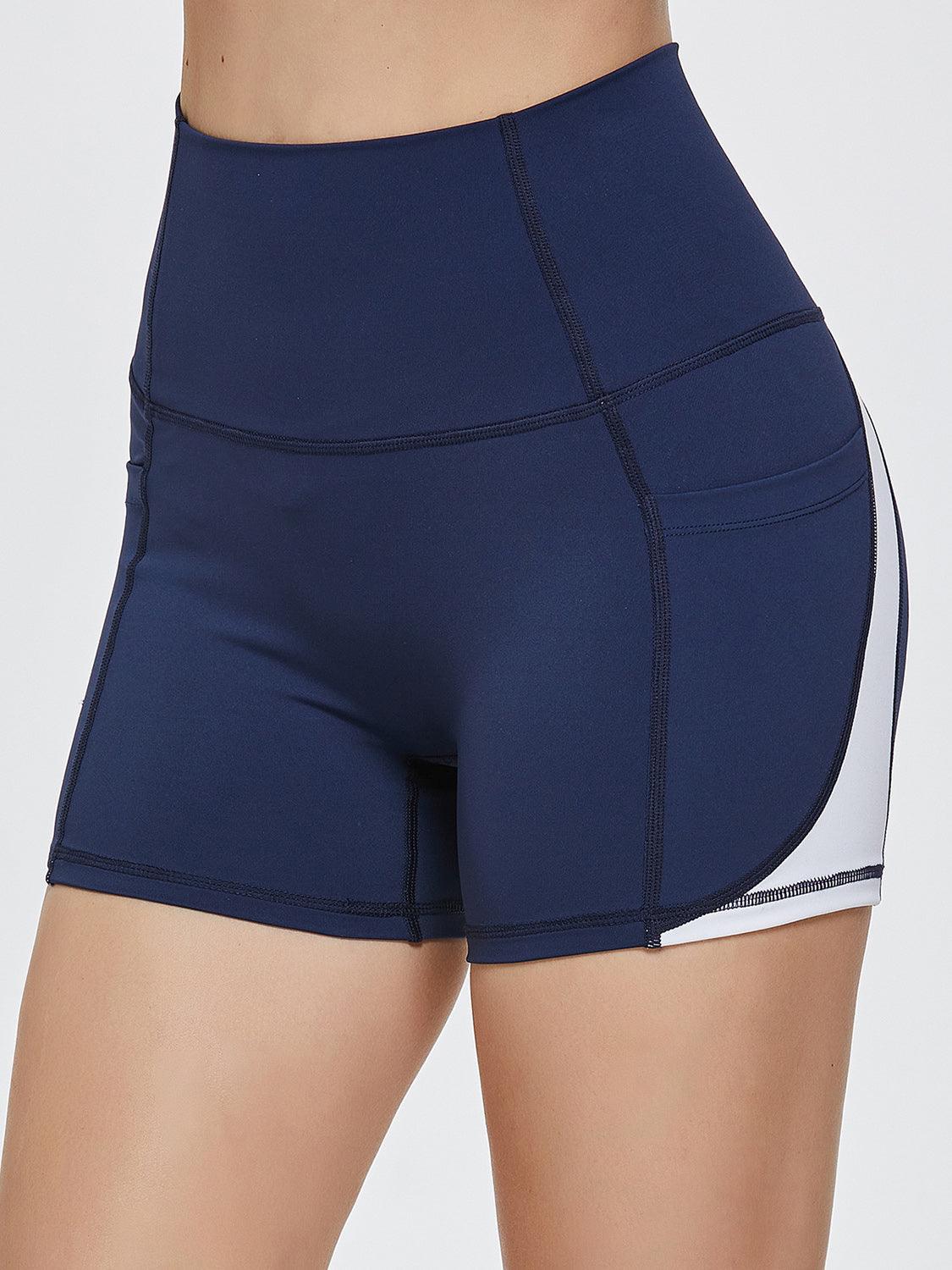 High Waist Active Shorts - - Women's Fashion - Women's Clothing - Bottoms - Leggings