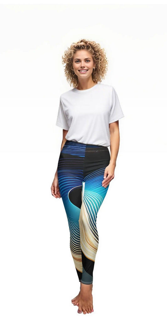 Women's Cut & Sew Casual Leggings (AOP) - - All Over Prints