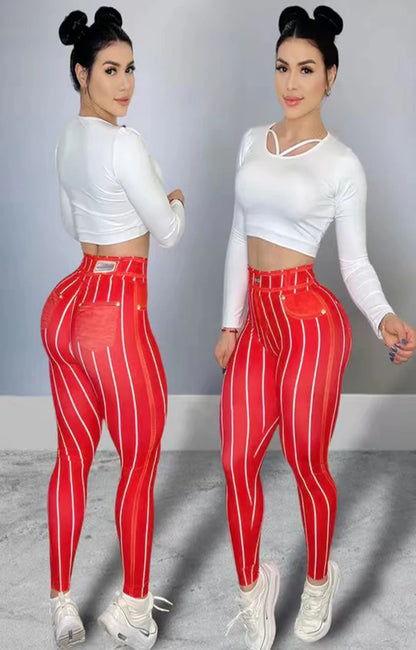 Tight Fit Push-Up Yoga Leggings – High Waist & Stylish