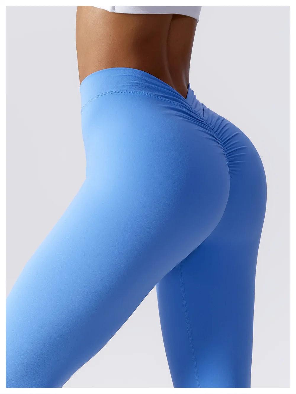 High Waist Push Up Yoga Leggings Women's Fitness & Peach Lift Leggings - - Activewear