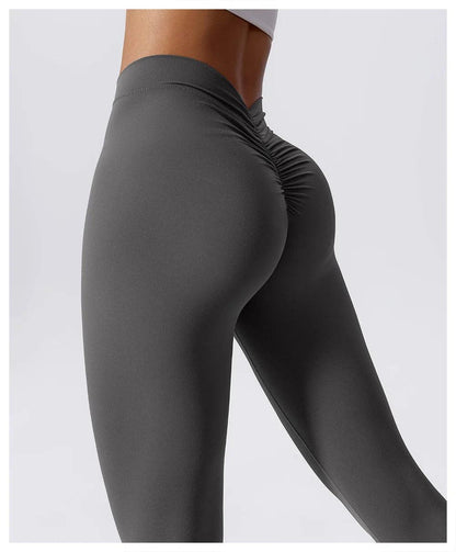 High Waist Push Up Yoga Leggings Women's Fitness & Peach Lift Leggings - - Activewear