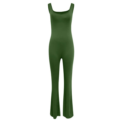 Women's Long Sleeve Halter Bodysuit – Casual, Sexy & Elegant Jumpsuit - - Activewear Dress