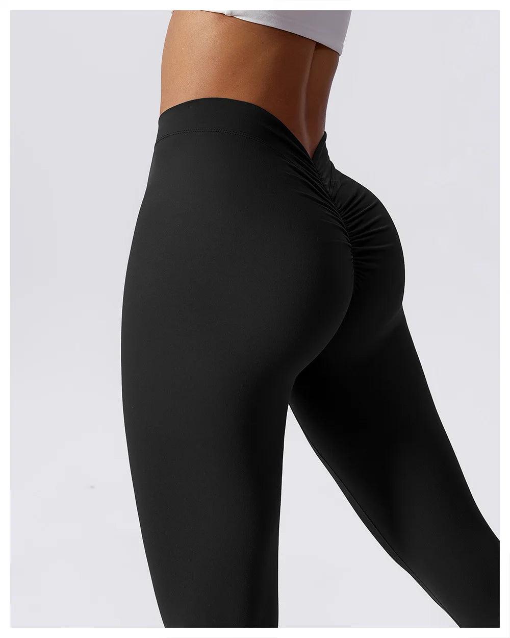 High Waist Push Up Yoga Leggings Women's Fitness & Peach Lift Leggings - - Activewear