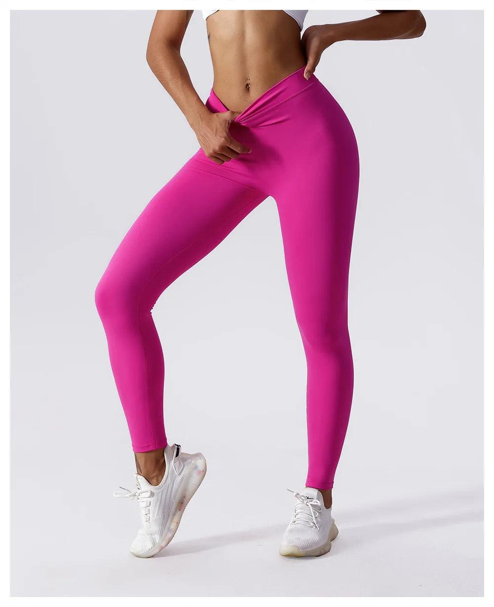 High Waist Push Up Yoga Leggings Women's Fitness & Peach Lift Leggings - - Activewear