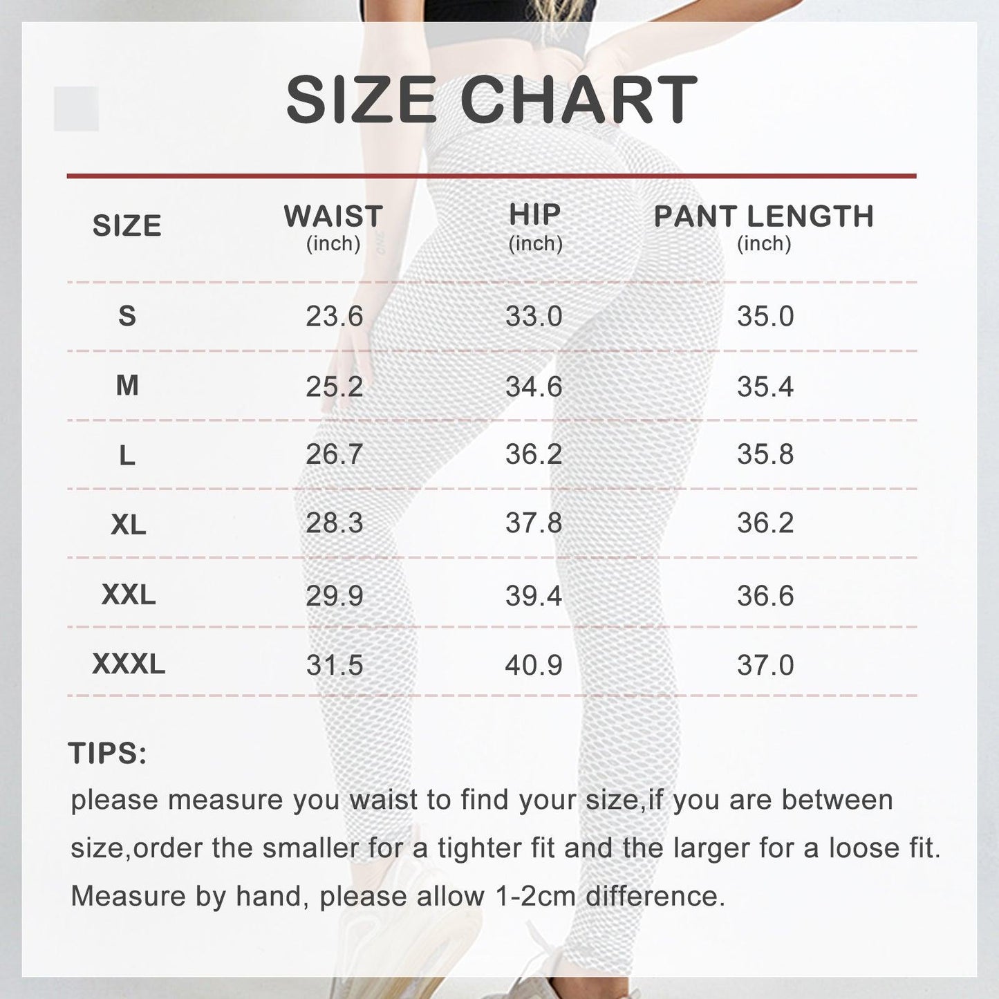 TIK Tok Leggings Women Butt Lifting Workout Tights Plus Size Sports High Waist Yoga Pants - - LEGGINGS