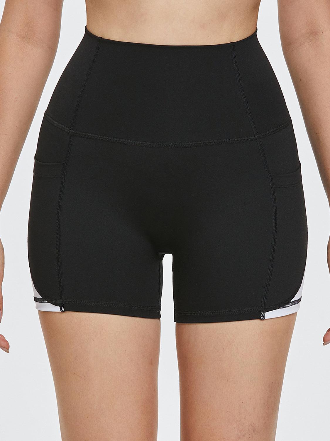 High Waist Active Shorts - - Women's Fashion - Women's Clothing - Bottoms - Leggings