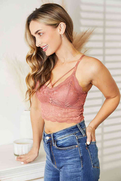 JadyK Luna Crisscross Front Lace Bralette ! - Fit4Goals.com